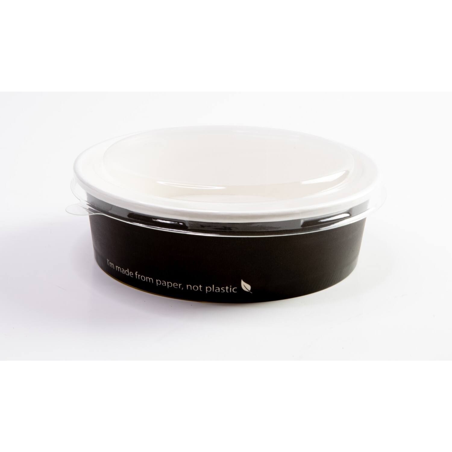 ECO SALADE/FOOD BOWL 500ml ZWART 50st